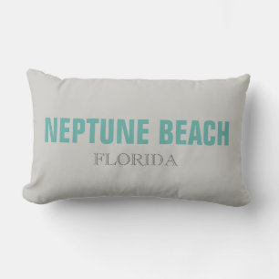 Coussin Rectangle Plage Neptune Floride Plage Lancer l'oreiller