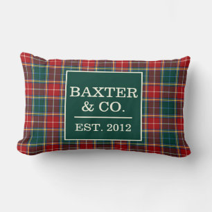 Coussin Rectangle Plaid écossais de tartan de Baxter de clan