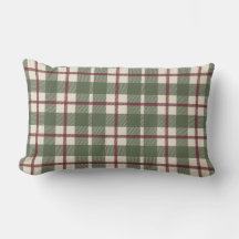 Plaid Heritage Rayé Vichy Vert de mousse Campagne