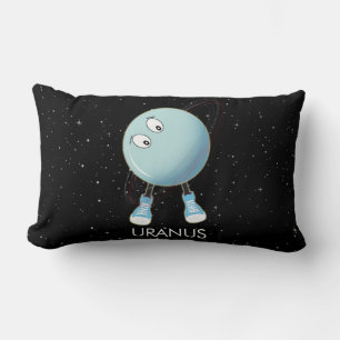 Coussin Rectangle Planet Uranus & Stars