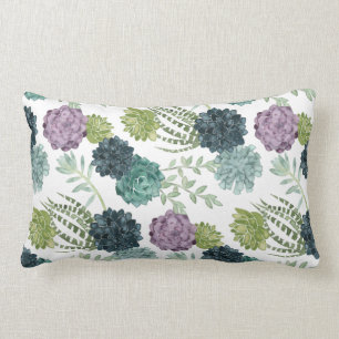 Coussin Rectangle Plante Happiness Collection Motif Succulent