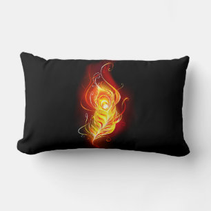 Coussin Rectangle Plumes de paquetage de feu