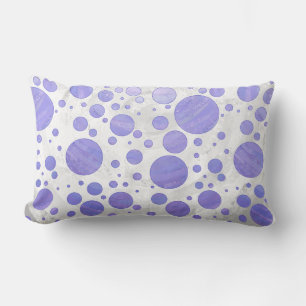 Coussin Rectangle Point Polka Soleil Violet