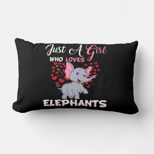 Coussin Rectangle Poison de Just Girl Who Loves Elephants (Recto)