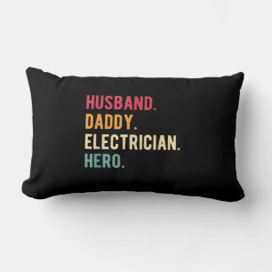 Coussin Rectangle Poison de Men's Husband Daddy Electrician Hero Far