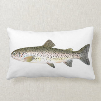 Coussin Rectangle Poissons de truite saumonée