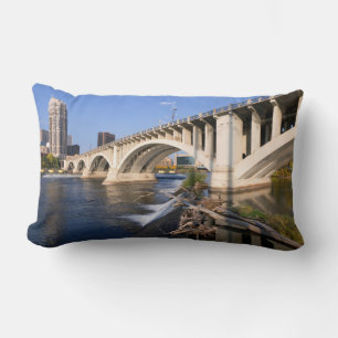 Coussin Rectangle Pont de la troisième Avenue à Minneapolis Lumbar C