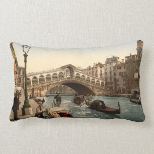 Coussin Rectangle Pont II, Venise, Italie de Rialto