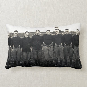 Coussin Rectangle Portrait 1914 d'équipe de football de Notre Dame