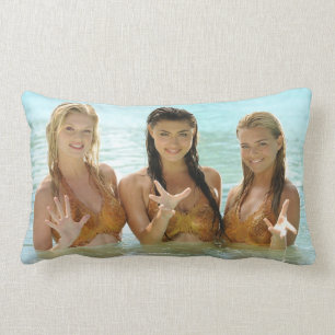 Coussin Rectangle Pose de groupe dans l'eau