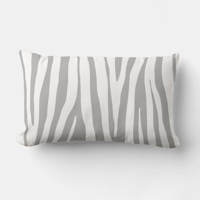 Coussin Rectangle Poster de animal, design moderne, rayures vertical (Recto)