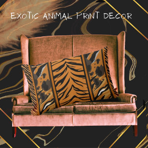Coussin Rectangle Poster de animal Tiger