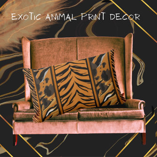 Coussin Rectangle Poster de animal Tiger