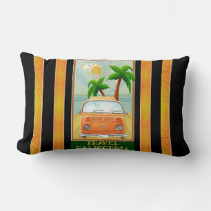 Coussin Rectangle Poster : Travel California