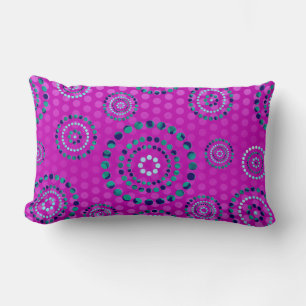 Coussin Rectangle Pots Circle Power Flowers + votre backgr. & idées
