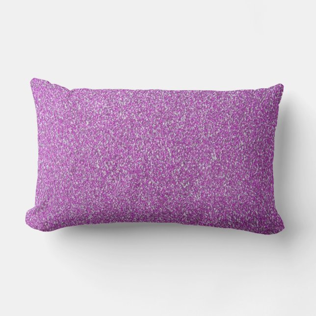 Coussin Rectangle Pretty Sparkle Arrière - plan personnalisable (Recto)
