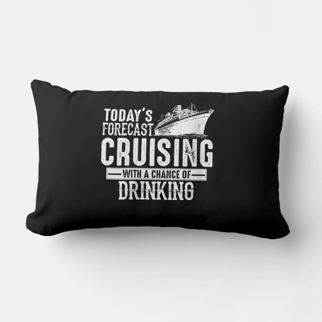 Coussin Rectangle Prévision Des Jours Croisière Avec Une Chance De B (Recto)