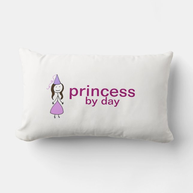 Coussin Rectangle Princesse Ninja Lumbar Pillow (Recto)