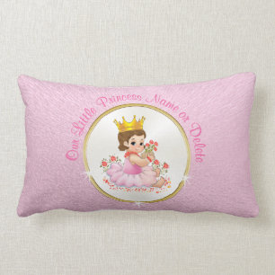 Coussin Rectangle Princesse personnalisée Pillow, votre texte ou