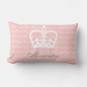 Coussin Rectangle Princesse rose-n-blanche