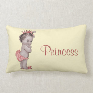 Coussin Rectangle Princesse vintage Baby