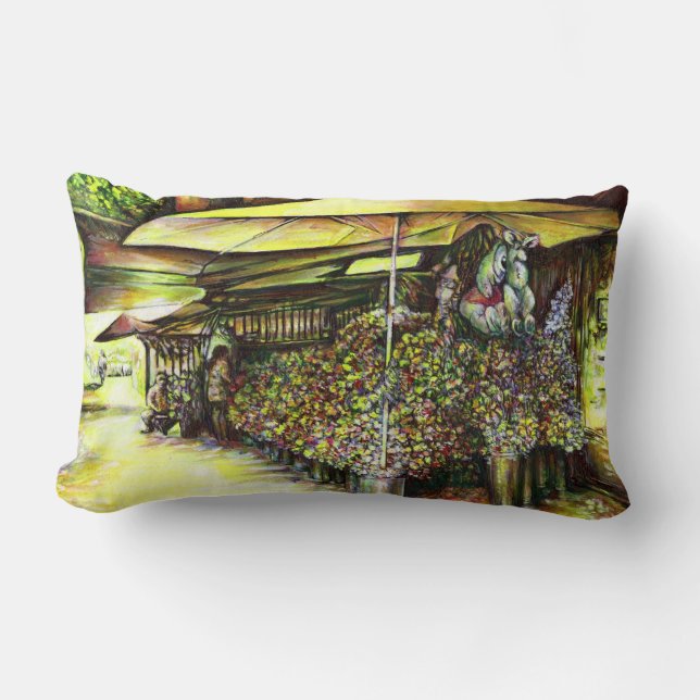 Coussin Rectangle Pris la possession d'options (Recto)