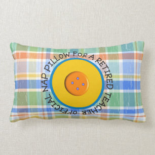 Coussin Rectangle Professeur retraité "coussin officiel de petit