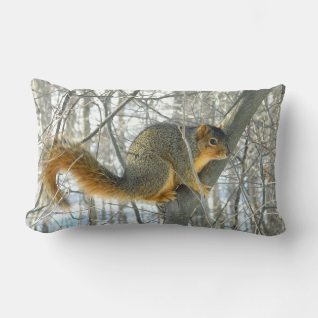 Coussin Rectangle Profil d'écureuil Fox (Recto)