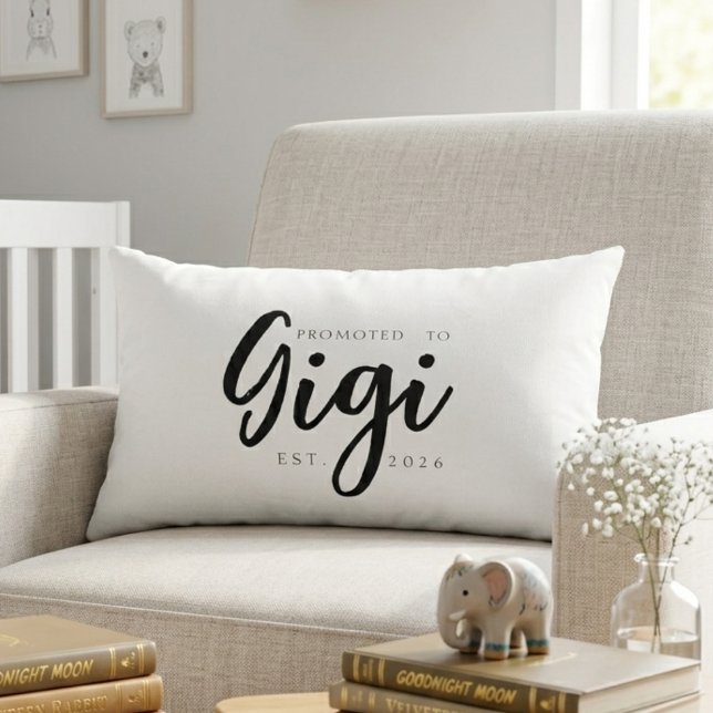 Coussin Rectangle Promu en Gigi Garde précieuse écriture douce (Créateur téléchargé)