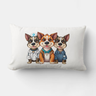 Coussin Rectangle Puppies 