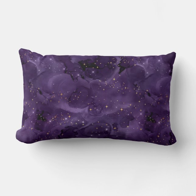 Coussin Rectangle Purple Galaxy Series Design 8  (Recto)