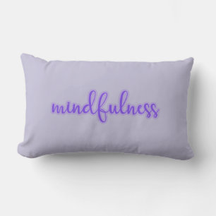 Coussin Rectangle Purple Mindfulness Relax