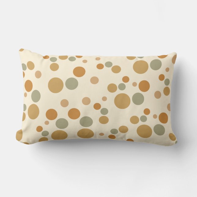 Coussin Rectangle quadrillage circulaire (Recto)