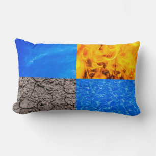 Coussin Rectangle Quatre éléments