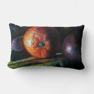Coussin Rectangle Quatre fruits : Orange, Banane, Plum, Lychee