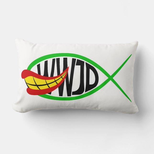 Coussin Rectangle Que ferait le Joker ? (Recto)