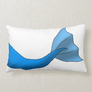Coussin Rectangle Queue bleue de sirène