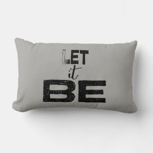 Coussin Rectangle Qu'Il S'Agisse De Citation De Typographie