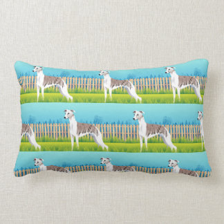 Coussin Rectangle Race de chien Whippet