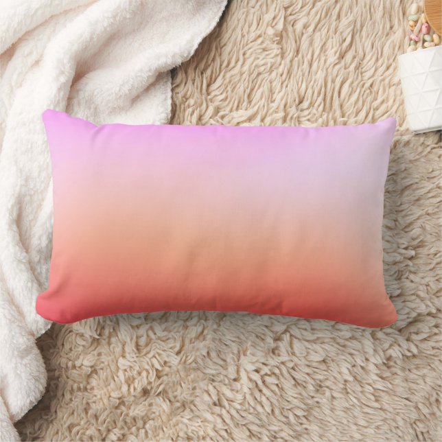 Coussin Rectangle Radiant Pastel Sunset Gradient (Couverture)