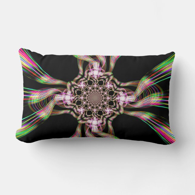 Coussin Rectangle Rainbow Taffy Candy Explosion deux (Recto)