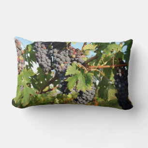 Coussin Rectangle Raisins de vigne sur vigne