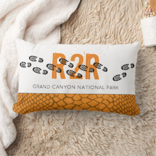 Coussin Rectangle Randonnée Grand Canyon R2R Adventure Arizona Décor