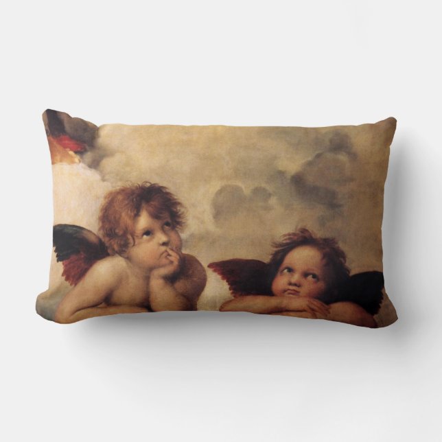 Coussin Rectangle Raphael, Sistine Cherub (Recto)