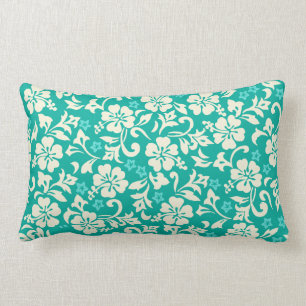 Coussin Rectangle Rayure hawaïenne de réversible de ketmie de