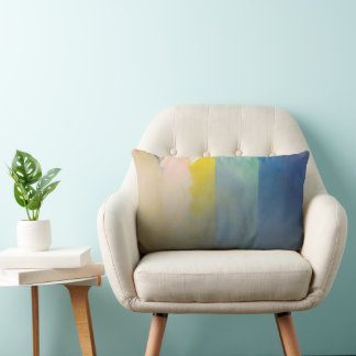 Coussin Rectangle « Rayures Douces » – Design Coloré