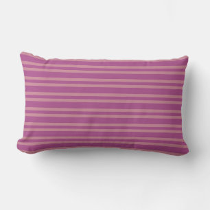 Coussin Rectangle Rayures roses et violettes motif sans couture