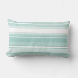 Coussin Rectangle Rayures vert menthe