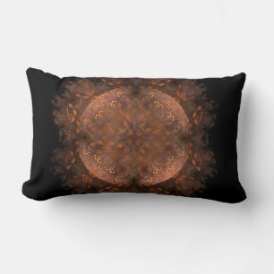 Coussin Rectangle Reflet doré cuivré