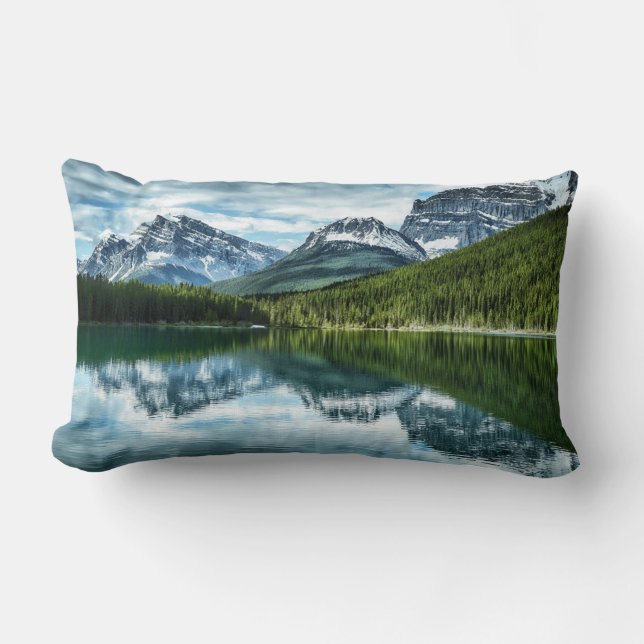 Coussin Rectangle Réflexion de High Lake (Recto)